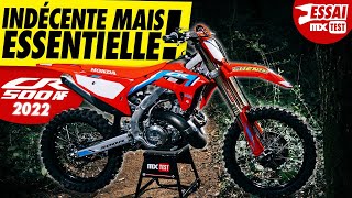 500 CR 2022  une HONDA indécente et essentielle à la fois [upl. by Noraf]