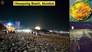 Girgaon Chowpatty Beach Mumbai😍 girgaonchowpatty chowpatty chowpattymumbai chowpattystreetfood [upl. by Sheeb2]