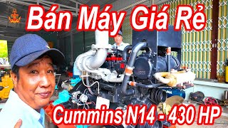 Bán Máy Cummins N14 Giá Rẻ 220 Triệu Và Hộp Số Hàng Trong Thùng [upl. by Asiaj]