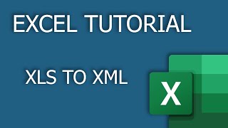 Convert XLS to XML Excel to XML  2021 [upl. by Lefty160]