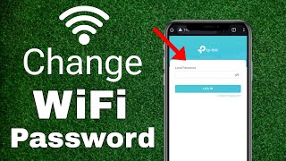 How To Change WiFi Password In Mobile 2024  WiFi Password Change  TpLink [upl. by Towland]