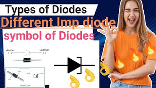 👌👌Symbols of Diodes।। 🔥🔥Types of Diodes।। Electronics machanic। Electrician। mt diode [upl. by Lertnom677]