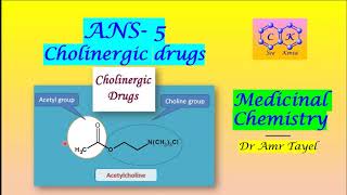 ANS part 5 Cholinergic Drugs 1  Medicinal Chemistry T  PDF 👇 [upl. by Dunseath]