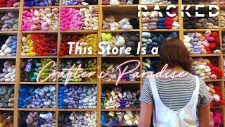 Knitters Will Love this NYC Yarn Store  Just Browsing  Racked [upl. by Ellimaj349]