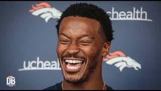 After practice WR Demaryius Thomas [upl. by Irotal297]