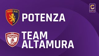 Potenza  Team Altamura 11 45 dcr  Coppa Italia Serie C  Gli Highlights [upl. by Sieracki278]