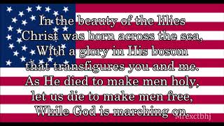 RARE RECORDING American Patriotic song quotBattle hymn of the Republicquot GREAT VERSION [upl. by Thornton]