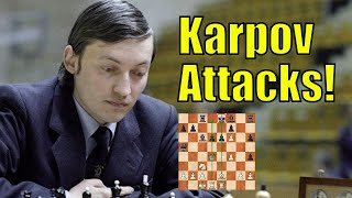 Unbelievable Chess Game Karpovs TalLike Moves [upl. by Yemerej90]