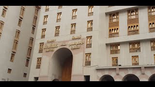 Al Andalus Suites Hotel Madinah Distance from Masjid al Nabwi and other Hotels information [upl. by Crystie]