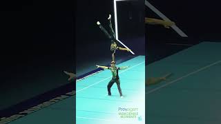 Prevagen Memorable Moment Mens Acro Pair Wins World Gold [upl. by Grewitz]