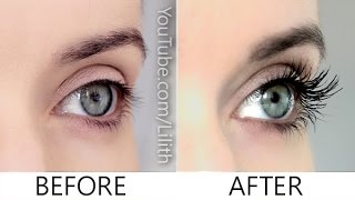 How to grow lashes naturally ✿ DIY for longer thicker fuller eyelashes [upl. by May]