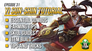 Yi Sunshin Tutorial amp Gameplay 2024 English Skills Combo Tips Item Builds Mobile Legends ML [upl. by Decima]