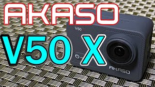 アクションカメラ AKASO V50X 手振れ補正が強力！ レビュー [upl. by Sexela]