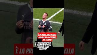 Vi è piaciuta la risposta di camarda ad un tifoso che voleva la maglietta championsleague shorts [upl. by Elhsa]