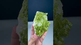 Green Tourmaline Crystals on Pollucite from Pakistan [upl. by Alel]