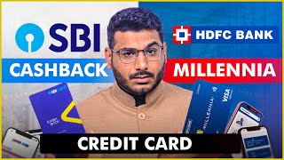 SBI Cashback Credit Card vs HDFC Millennia Credit Card [upl. by Atibat504]