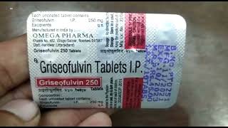 Griseofulvin 250mg Tablet  Griseofulvin 250mg Tablet Uses Side effects Dosage Benefit Review Hindi [upl. by Aldredge]