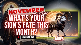 ARIES This NOVEMBER Might Be MORE CHALLENGING Than You THINK  ARIES MONTHLY HOROSCOPE horoscope [upl. by Garnette219]