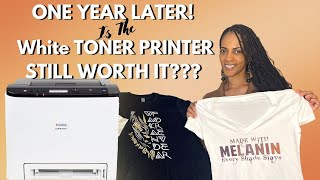 Is A White Toner Printer Still Worth The Money One Year Later Full Demo amp Update [upl. by Dove]