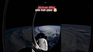 From Space This Storm Looks Insane hurricanemilton [upl. by Flemming]