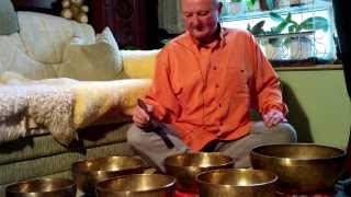 Klangschalen Meditation Singing bowls meditation 03 [upl. by Eniar]