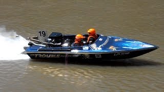 ULTRA TROUBLE MAKER  2013 Southern 80 Water Ski Race  6 Litre Winner new record [upl. by Ahsiuq]