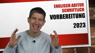 Abitur Englisch 2023  das OFFIZIELLE VIDEO zur Vorbereitung🙂 [upl. by Dibri]