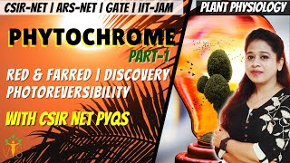 Phytochrome CSIR NET 1  Sensory Photobiology CSIR NET  Plant Physiology CSIR NET PYQ [upl. by Adniralc]