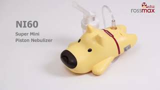 NI60  SUPER MINI PISTON NEBULIZER [upl. by Artnoed]