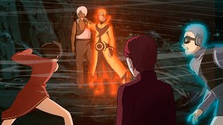 NARUTO VS KAGES  FULL FIGHT  Naruto fights kages and show them his true power after Kurama´s death [upl. by Nella791]