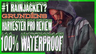 The Best 100 Waterproof Rain Jacket That is Actually Waterproof Grundens Harvester Pro Review [upl. by Schaeffer]