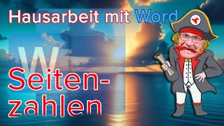 Word Seitenzahlen Kopfzeile Fußzeile DesignTipps Office 365 WordKurs Folge 2 [upl. by Aleunam]