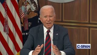 Biden Marjorie Taylor Greene quotsaying fed government is controlling weather Its beyond ridiculousquot [upl. by Tal273]