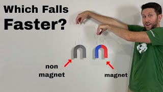 Do Magnets Fall Faster Than NonMagnets Boyd Bushman Magnet Drop [upl. by Akcira]