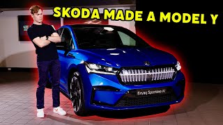 FIRST LOOK at the 2023 Skoda Enyaq Sportline Coupe [upl. by Meekyh722]