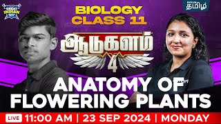 GIB 🔥ஆடுகளம் 40🔥 Anatomy of Flowering Plants BOTANY  Ashima maam  Xylem NEET Tamil [upl. by Airebma]