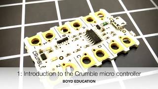 Introduction to Crumble Simple LED example with a switch [upl. by Ahsinal]