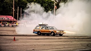 Sleeper station wagon MASSIVE BURNOUT [upl. by Gavra672]