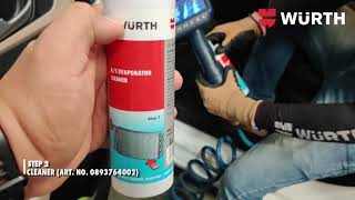 Evaporator Cleaner – Multifunctional Cleaning Borescope  Wuerth India [upl. by Gottuard843]