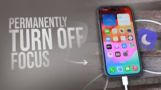 How to Turn Off Focus on iPhone Permanently tutorial [upl. by Ateiluj863]