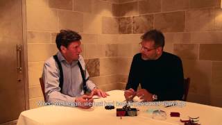 Robert Greubel and Stephen Forsey discuss the Meccano model that started their adventure [upl. by Pryce742]