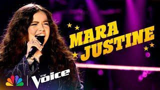 The Best Performances from Season 24 Finalist Mara Justine  The Voice  NBC [upl. by Galateah]