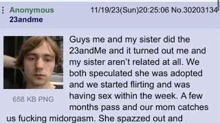 Anon Fcked up slept with his real sister  4chan Greentext [upl. by Yerhcaz]