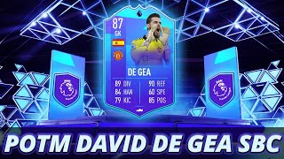 FIFA 22 DAVID DE GEA SBC CHEAPEST SOLUTION  NO LOYALTY [upl. by Yevad]