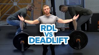 Romanian Deadlift Vs Conventional Deadlift [upl. by Joscelin]