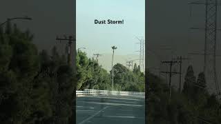 Dust Storm at San Dimas Canyon California [upl. by Yrmac]