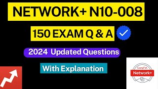 CompTIA Network N10008 Exam Questions 2024  Pass N10008 in 2 HR [upl. by Eisiam]