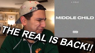 MIDDLE CHILD  J COLE  REACTION BREAKDOWN THE HYPE IS REAL [upl. by Suirrad192]