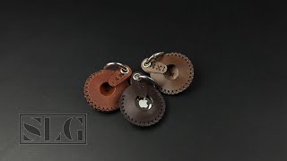 Air Tag leather keyringPDF Pattern [upl. by Gish]