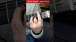 Fiesta Pagana de Mägo de Oz en Guitarra Acordes y Ritmo 🎸 karmaguitar guitarra guitar [upl. by Neeli286]